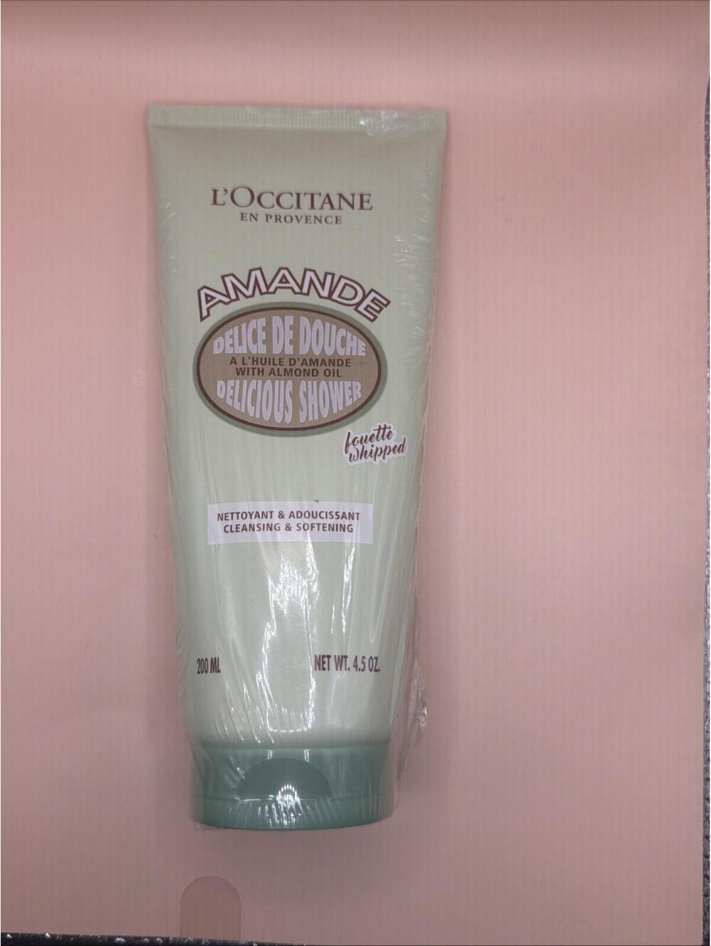 L'Occitane Amande Almond Whipped Shower Cream 4.5oz / 200ml *NEW*